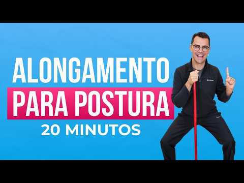 MELHORES EXERCÍCIOS de ALONGAMENTO em CASA com BASTÃO | 20 minutos | Iniciantes | Aurélio Alfieri